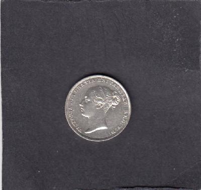 Beschrijving: 6 Pence VICTORIA